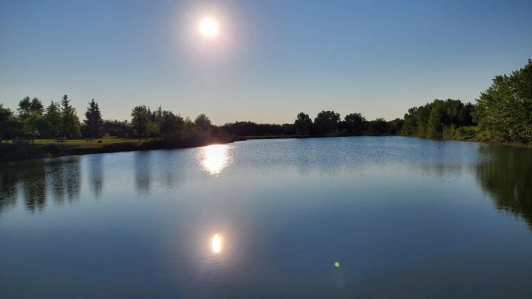 sunrise over lake 768x432